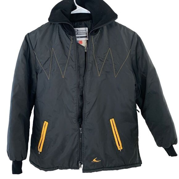 Vintage Bombardier Sportswear Winter Snowmobile Jacket Women’s size Large USA - Picture 1 of 15